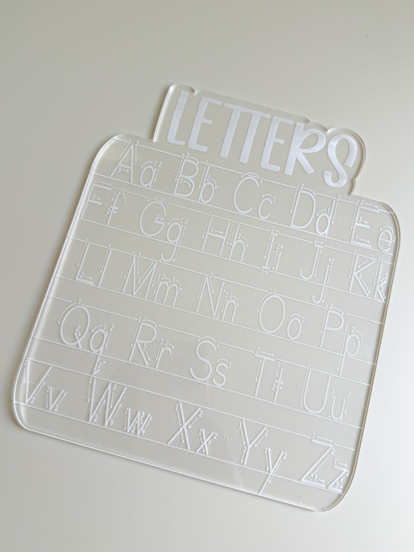 Letters Tracing Board