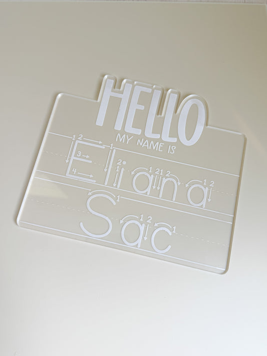 Name Tracing Board